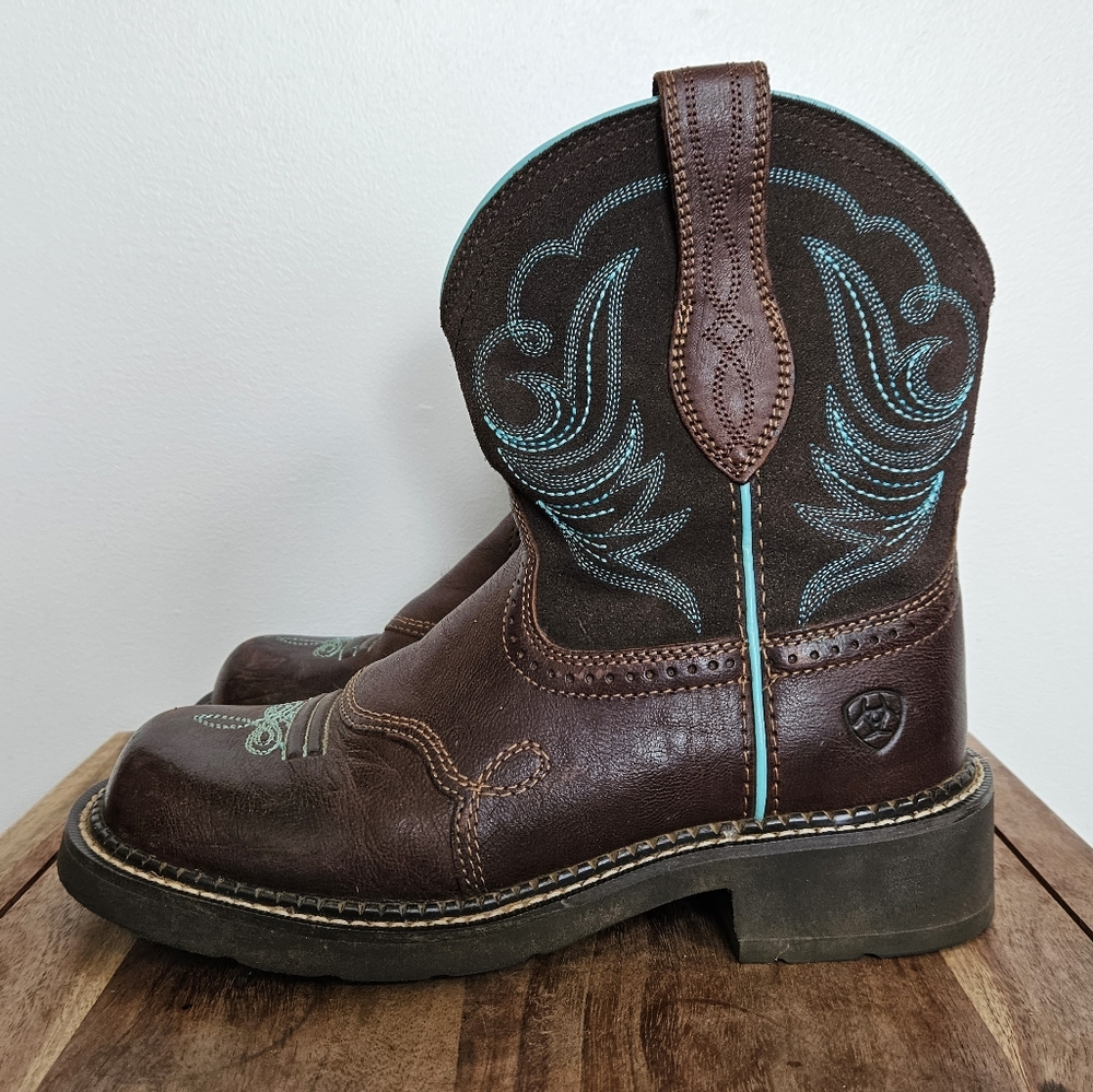 Ariat Fatbaby Heritage Dapper Western Boot Royal Chocolate Woman's Size 7B